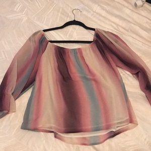 Off the shoulder blouse